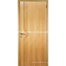 Diseño elegante de la puerta principal de madera resistente a la agua de la melamina